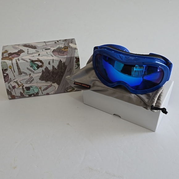 Akaso Other - NIB Akaso Ski Snowboarding Glasses Blue Frame Blue Lens